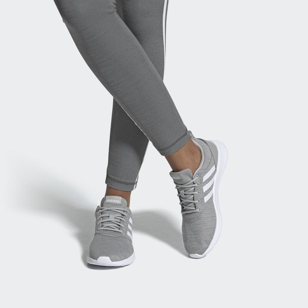 Adidasi Alergare Adidas QT Racer 2.0 Dama Romania - Gri/Albi/Gri Deschis FV9610